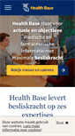 Mobile Screenshot of healthbase.nl
