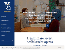 Tablet Screenshot of healthbase.nl